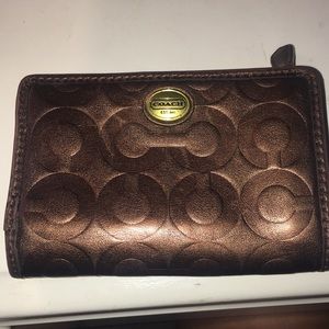 Brown coach wallet